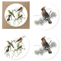 Koustrup & Co. glasbrikker - fugle i nåletræ