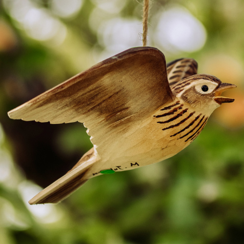 Wildlife Garden - Vögel aus Holz , fliegend