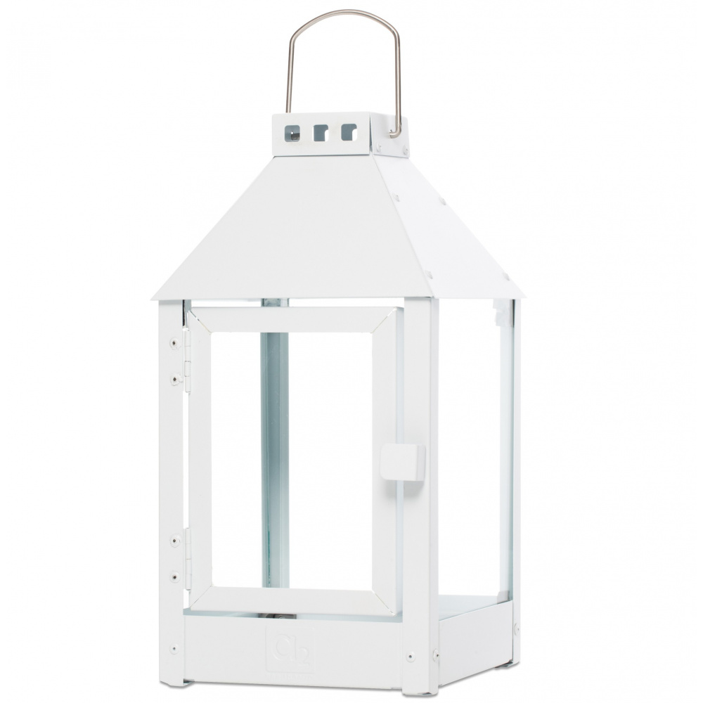 A2 Living lanterne, hvidlakeret stål - 25 cm